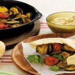 Courgette and Tomato Pita