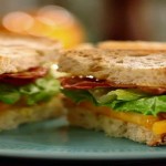 lettuce-avocado and tomato with romano