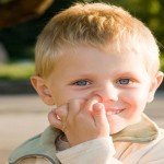 kid nose picking