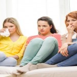 watching tv