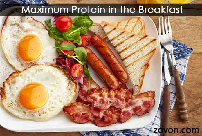 source of Maximum-Protein-in-the-Breakfast