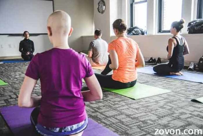 yoga can improve health conditions in lung cancer patients and caregivers