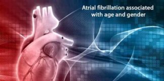 atrial fibrillation associated with age and gender