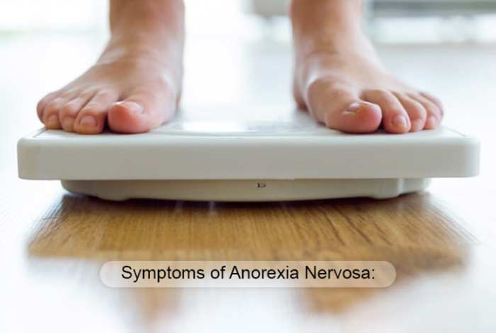 symptoms of anorexia nervosa