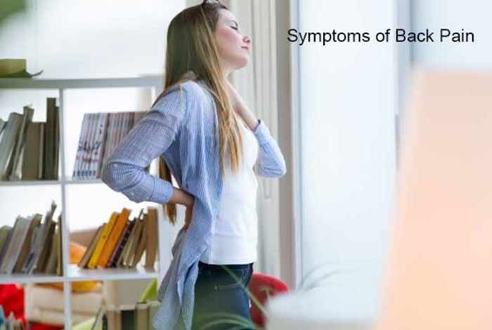 symptoms of back pain