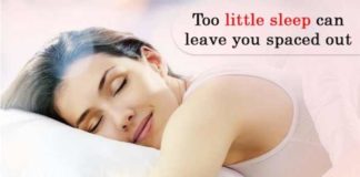 Too little sleep can leave you spaced out! too little sleep can leave you spaced out