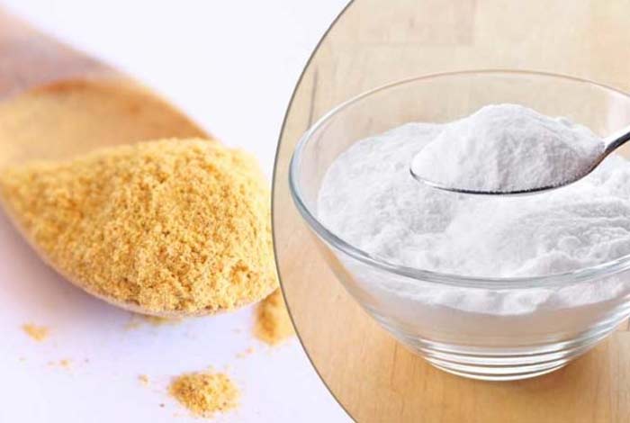 mustard powder and baking soda mix