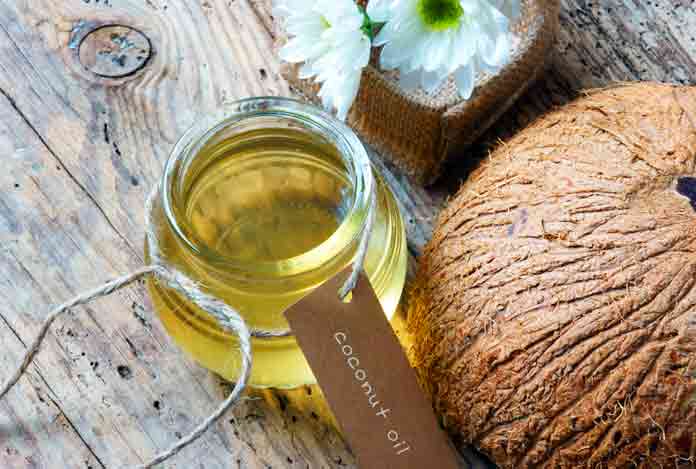 Coconut oil for Home Remedies for Dry Skin