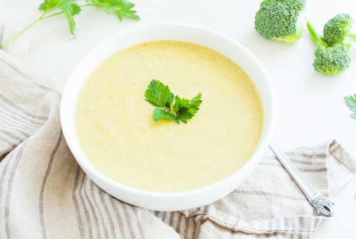 Healthy and Tasty Easy Dairy Free Broccoli Soup Recipe by Kimberly Snyder