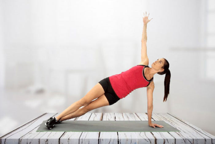 alternate side plank