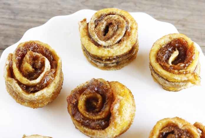 Banana Cinnamon Rolls for weight loss