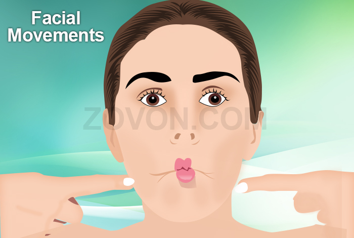 facial movements cause fine lines