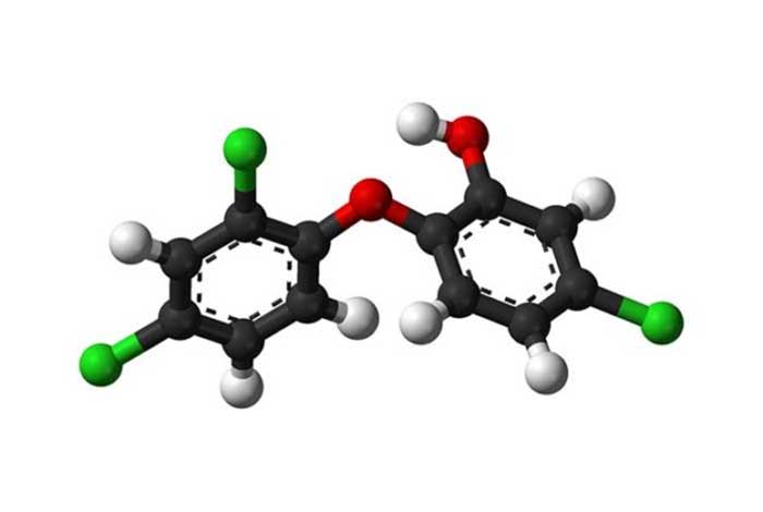 antibacterial properties of triclosan an active substance in toothpaste